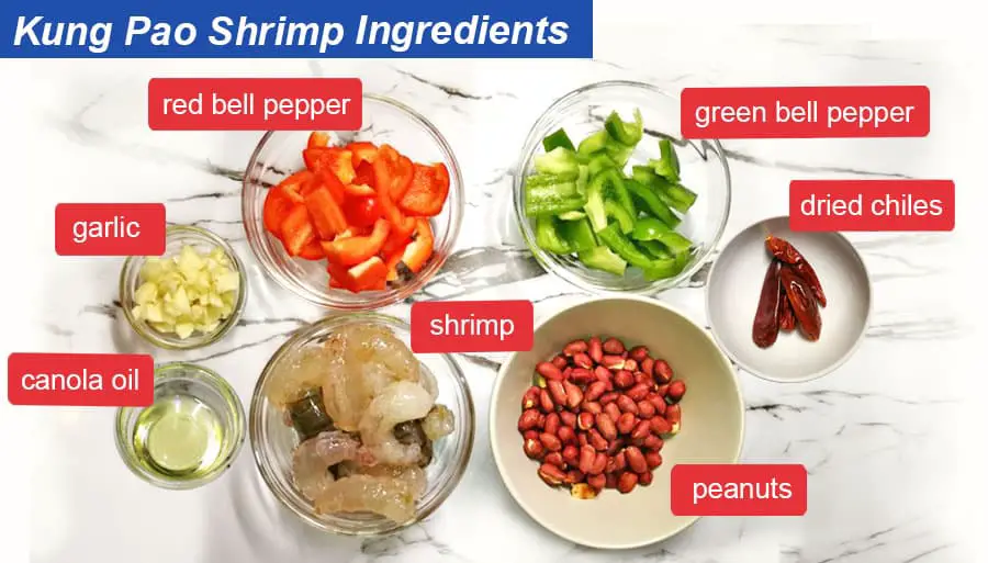 What are Kung Pao Shrimp Ingredients