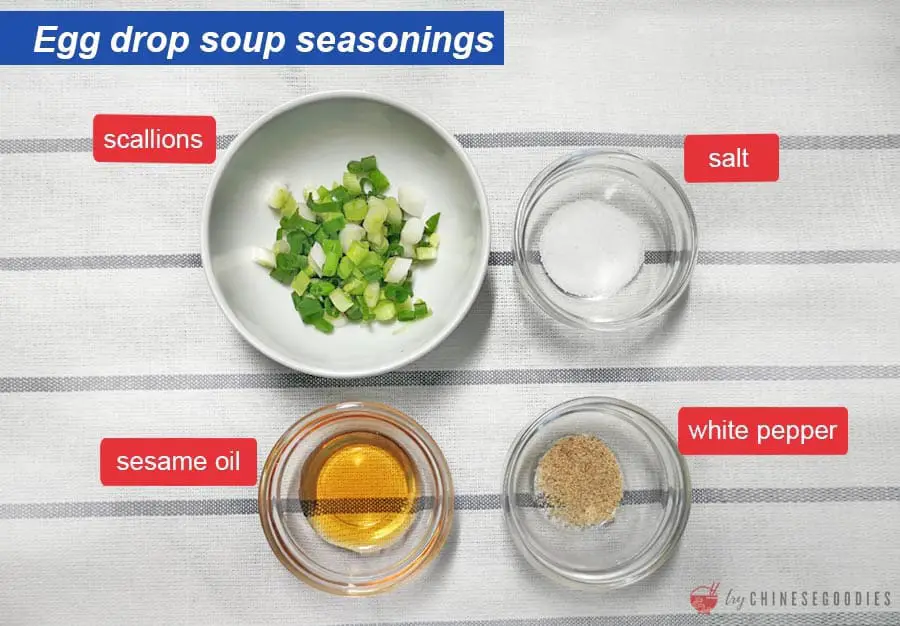 what is egg drop soup seasonings
