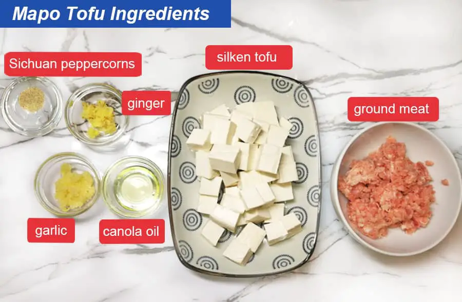 Mapo Tofu How To Make With Tips Trychinesegoodies Com   Ma Po Tofu Ingredients 