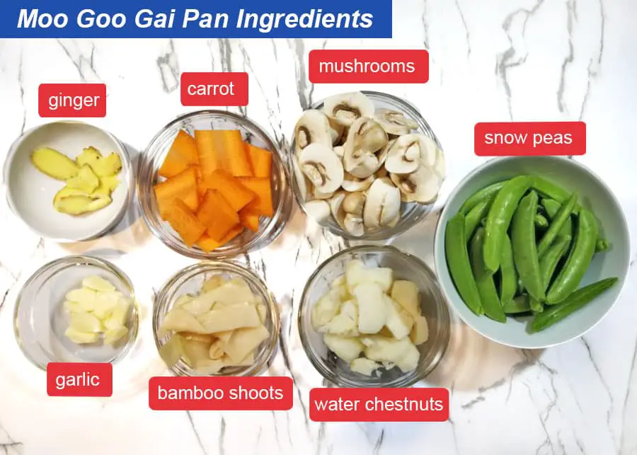moo Goo Gai Pan chicken ingredients