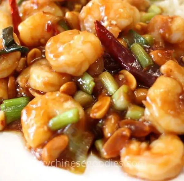 healthy kung pao shrimp