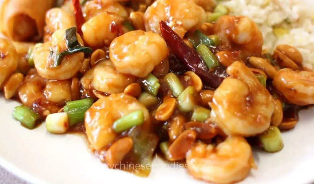healthy kung pao shrimp