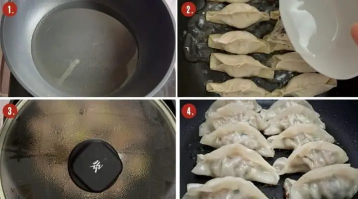 How to pan fried gyoza