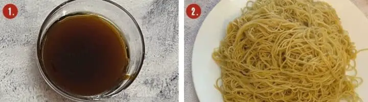 how to make dry vegetarian chow mein noodles