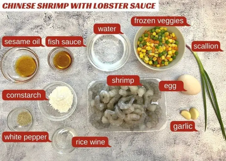 shrimp with lobster sauce ingredients