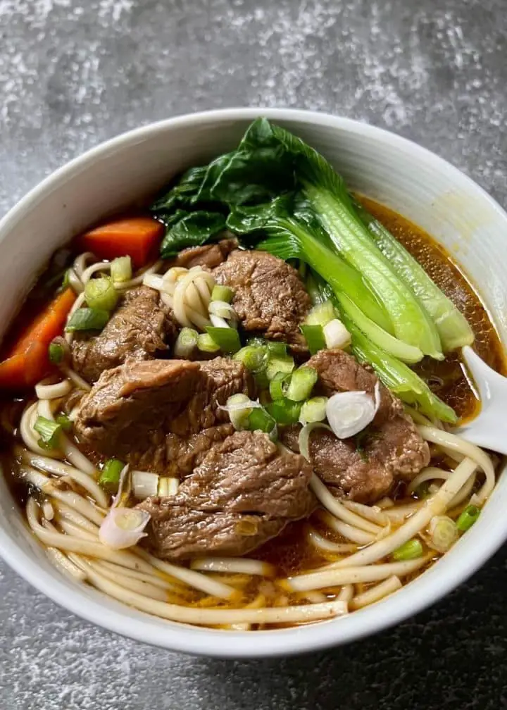 Taiwanese beef noodle soup