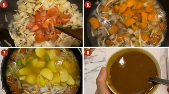 how to make Japanese curry rice