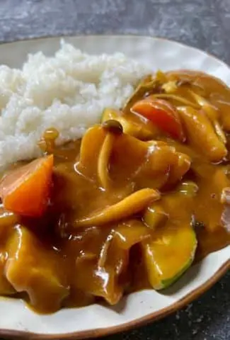 vegetarian Japanese curry rice