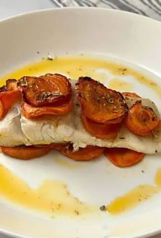 Whitefish With Carrot confit And White Wine