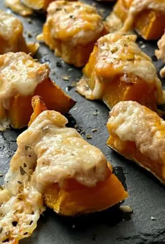 baked tuna with pumpkin and cheese