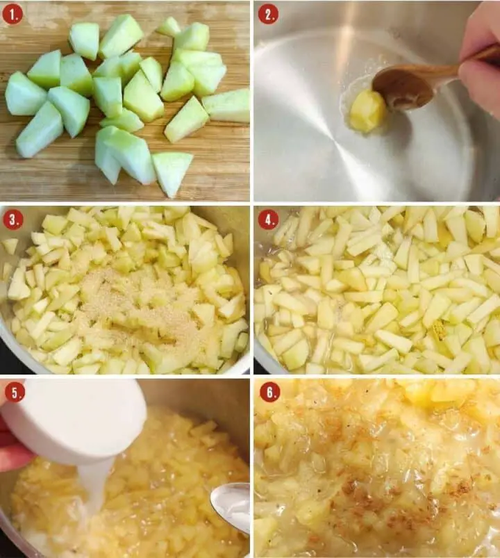 how to caramelize apple