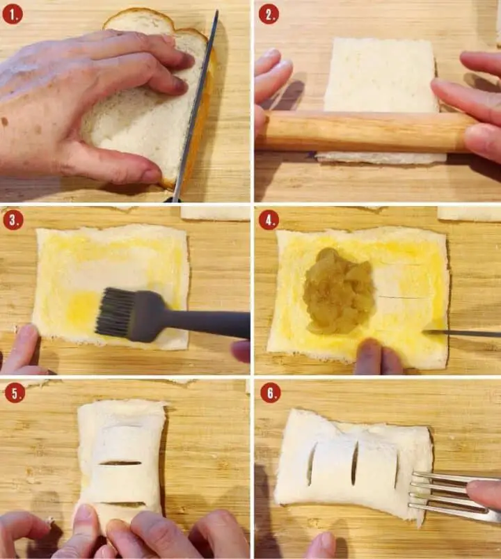 how to make apple tartlet with toast