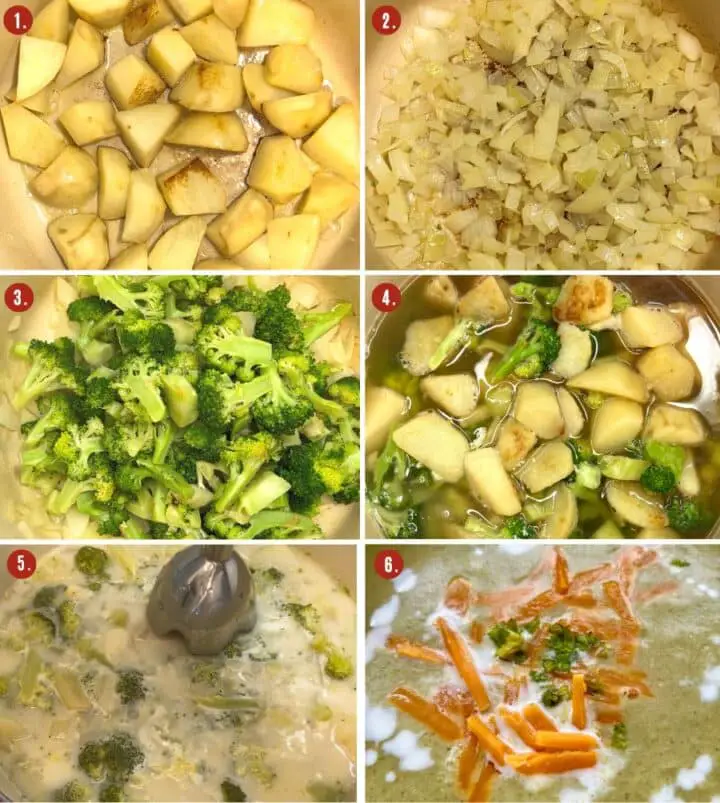how to make creamy broccoli soup