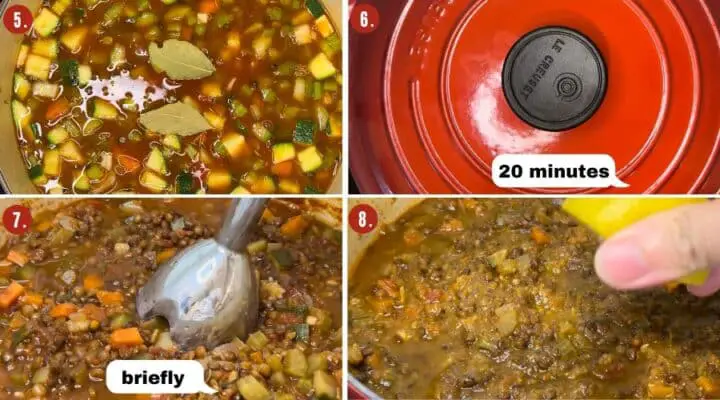 how to make vegan lentil soup 1