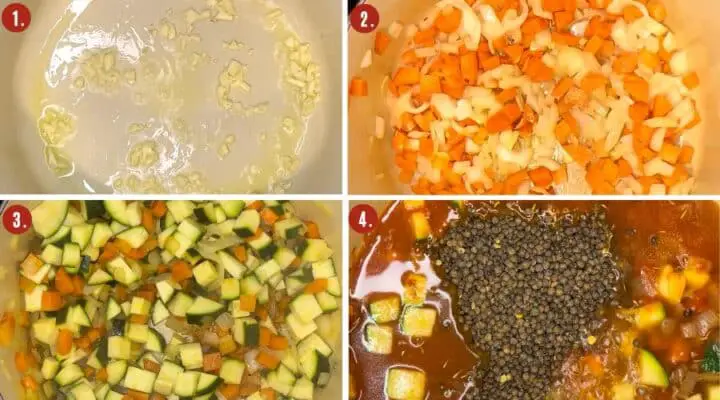 how to make vegan lentil soup