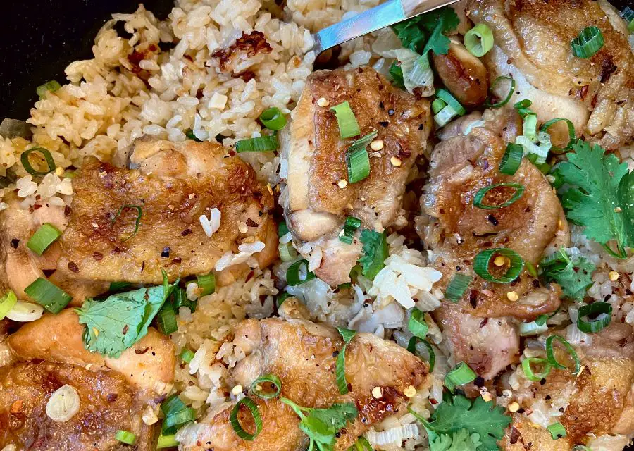 One Pot Chicken And Rice - trychinesegoodies.com