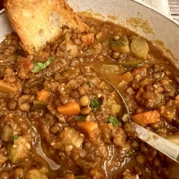 vegan lentil soup-1