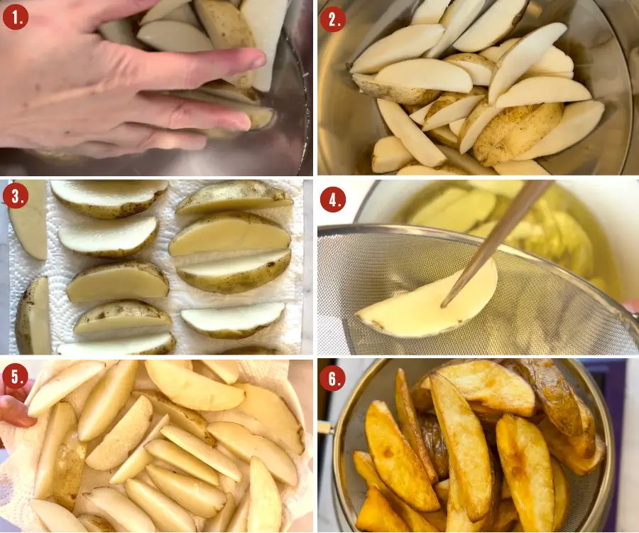 Perfect Crispy Potato Wedges - trychinesegoodies.com