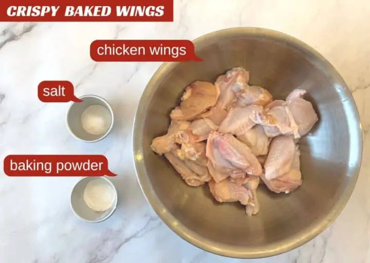 baked buffalo wings - ingredients