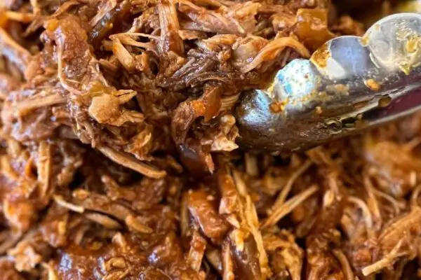 oven Spicy pulled pork