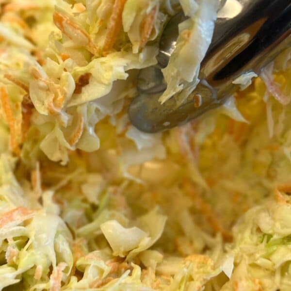 coleslaw with dressing