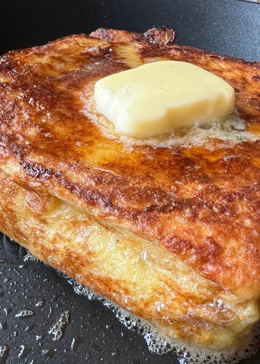 French Toast With Crispy Toast Crust