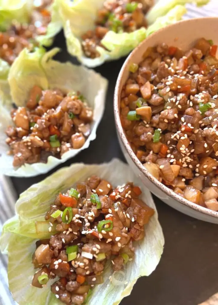 Easy Chinese Lettuce Wraps (San Choy Bow )- 15 Minutes ...