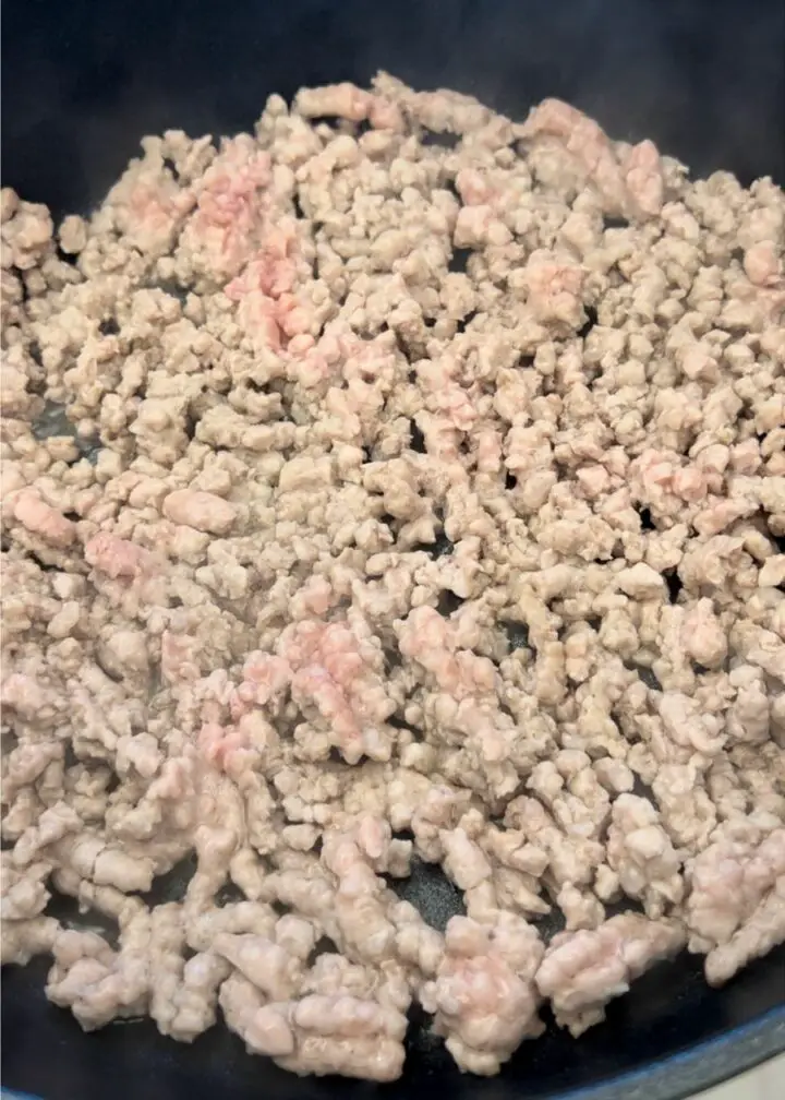 how to brown ground pork 1