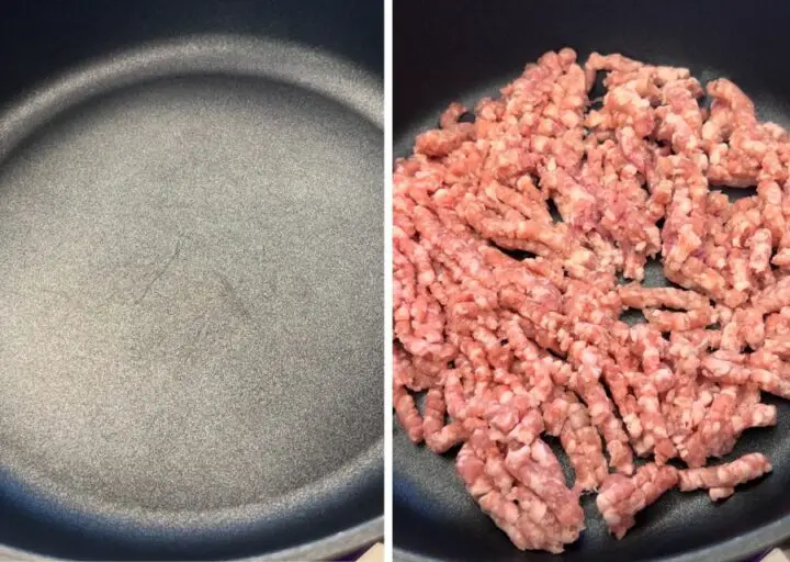 how to brown ground pork