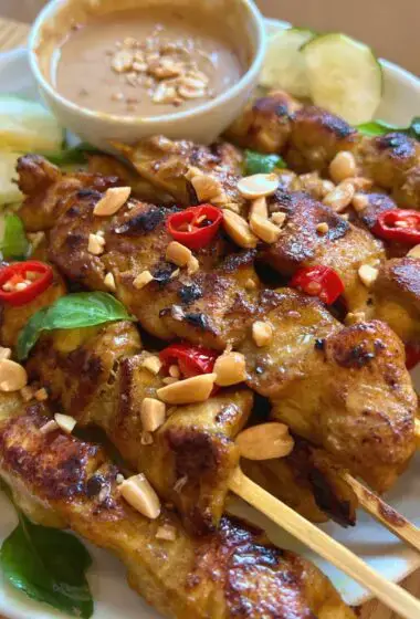 Thai chicken satay