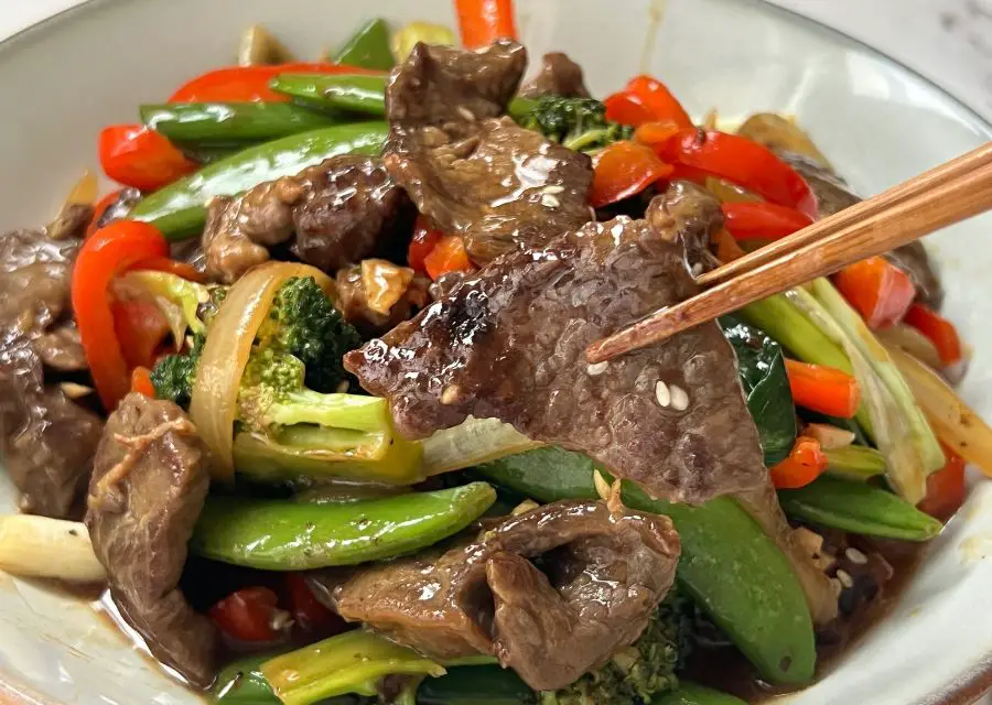 Beef Chop Suey - Easy Classic Chinese Beef Stir Fry - Trychinesegoodies.com