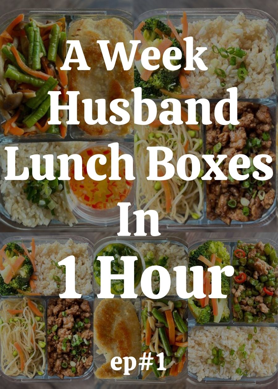 A Week of Husband Lunch Boxes In 1 Hour (EP#1)