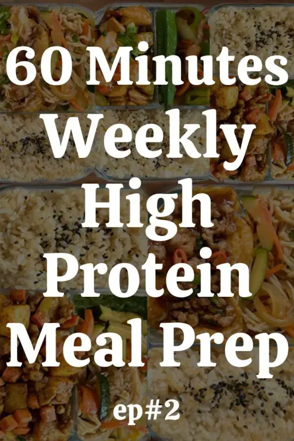 high protein meal prep