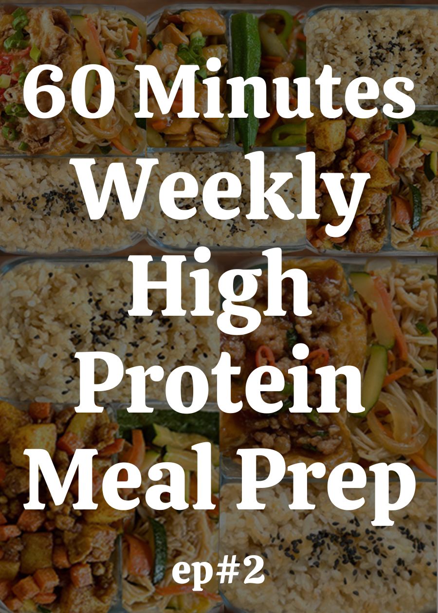 high protein meal prep