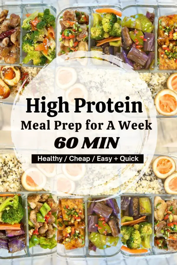 high protein meal prep