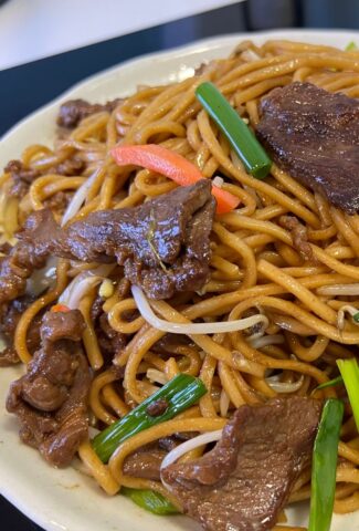 Beef Chow Mein noodles